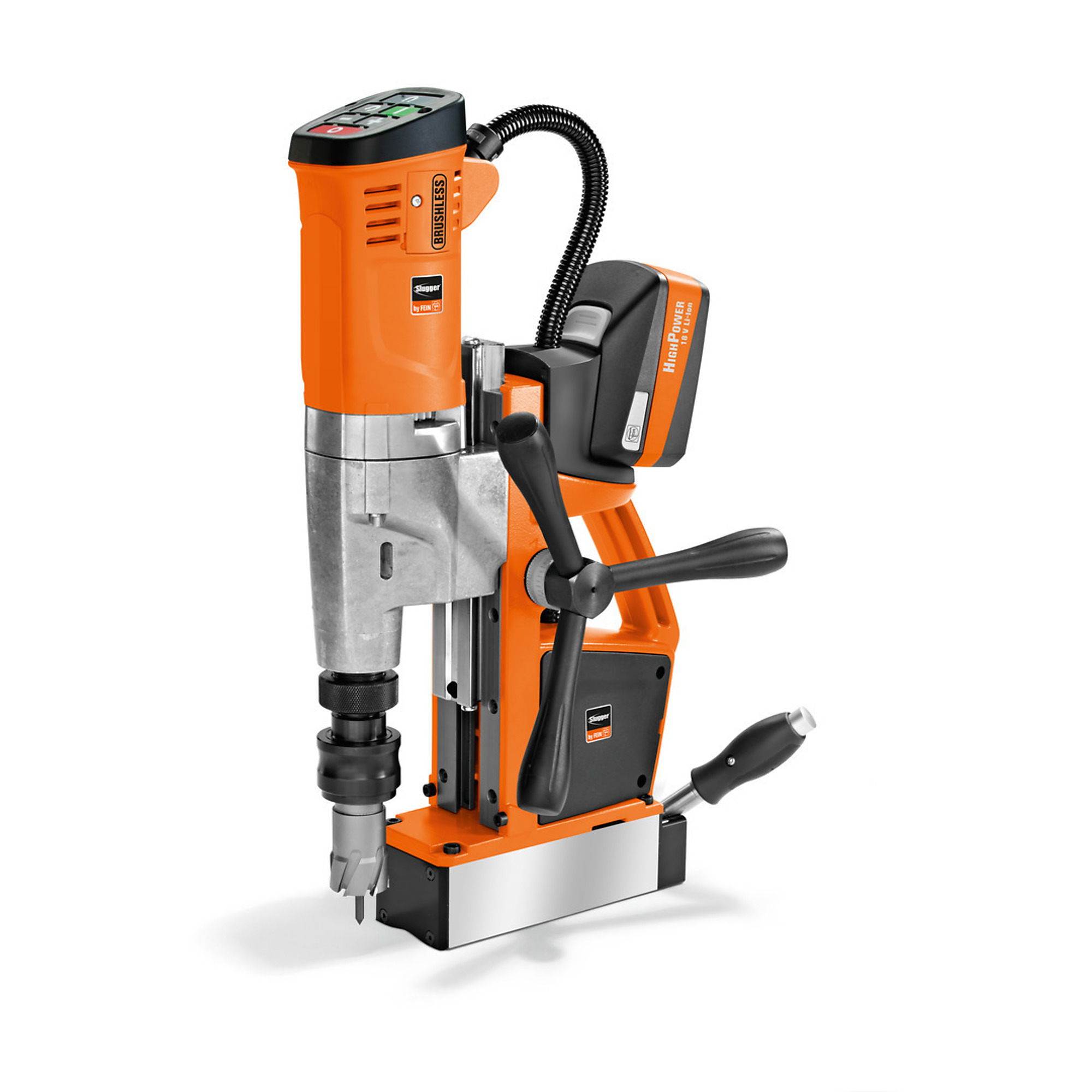 Fein, 1-3/8in. Cordless Magnetic Drill Set 18v, Drilling Capacity 1-3/8 in, Volts 18 Model# 71700261090